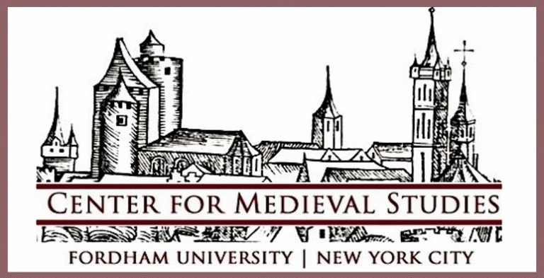 Logo for the Center for Medieval Studies, Fordham University